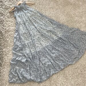 Entro Blue Floral Blouse